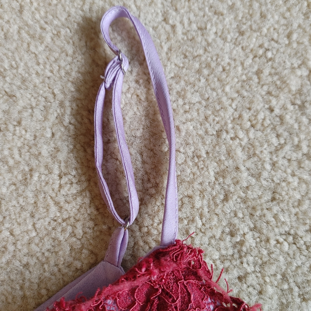 Lulus Cherish The Day Lilac Satin Lace Cami - Purple/ Pink - Small - Picture 7 of 9